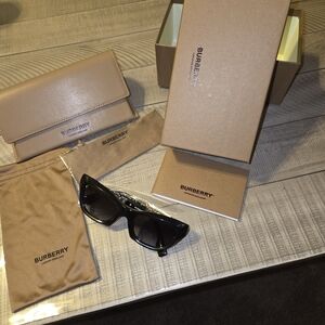 Burberry Black Sunglasses with Case